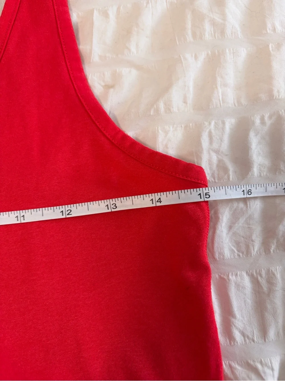 Nike Women's Red Scoop Neck Tank Top